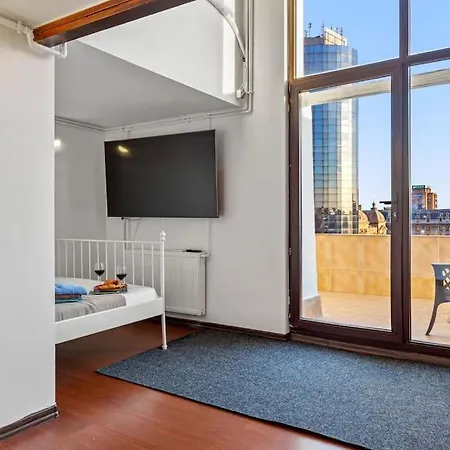 Central Penthouse Studio With Bbq & Jacuzzi דירה *