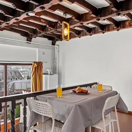 דירה Central Penthouse Studio With Bbq & Jacuzzi